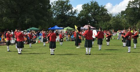 Shirley Pipe Band a